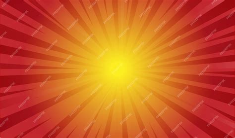 Premium Vector | Abstract yellow sun ray background design