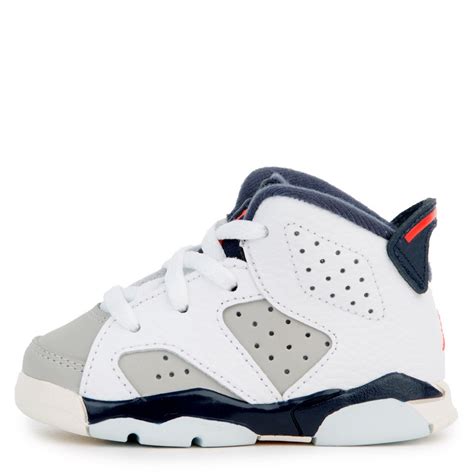 (TD) AIR JORDAN 6 RETRO WHITE/INFRARED 23-NEUTRAL GREY-OBSIDIAN