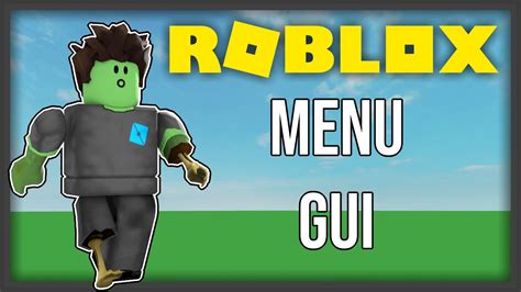 ROBLOX | How to make a Menu GUI - YouTube