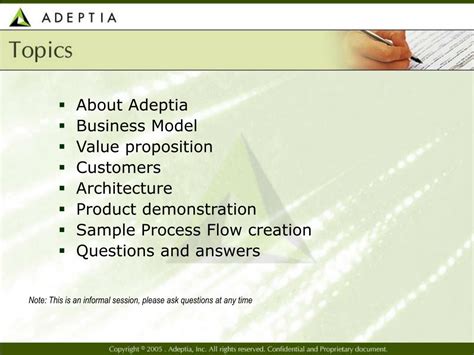 PPT - About Adeptia Business Model Value proposition Customers Architecture Product ...