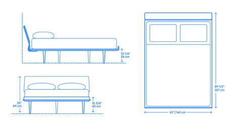 IKEA Malm Bed Frame Dimensions Drawings, 51% OFF