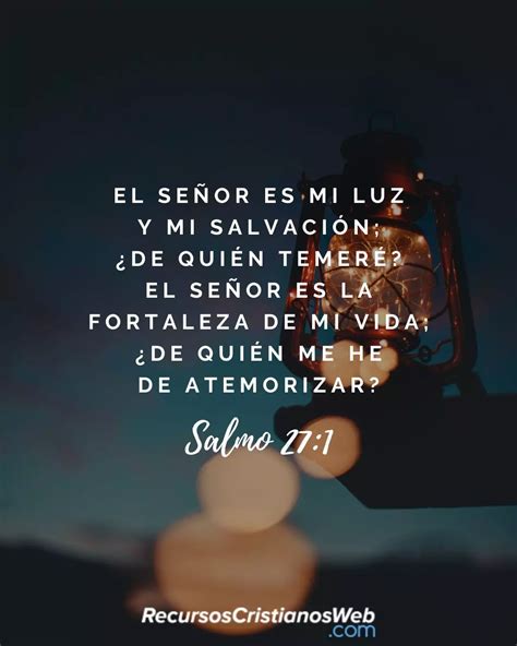 Salmos 27:1 Jehová es mi Luz y mi Salvación | RVR1960 | NVI