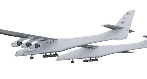 Stratolaunch Carrier Aircraft 3D Model | FaceQuad