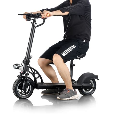 China Ecorider E4 New 500W 10 Inch Foldable Electric Scooter with Ajustable Seat for Adult ...