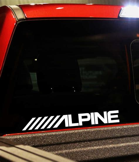 Alpine decal – North 49 Decals