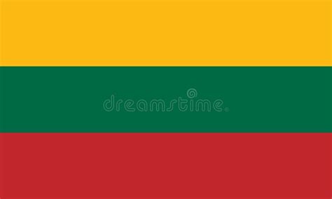 Flag of Lithuania National Europe Emblem. Abstract Design Element ...