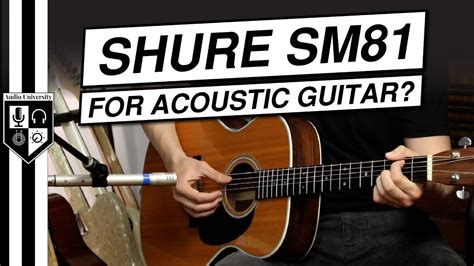 Shure SM81 For Acoustic Guitar [Best Acoustic Guitar Mic Under $500?] - YouTube