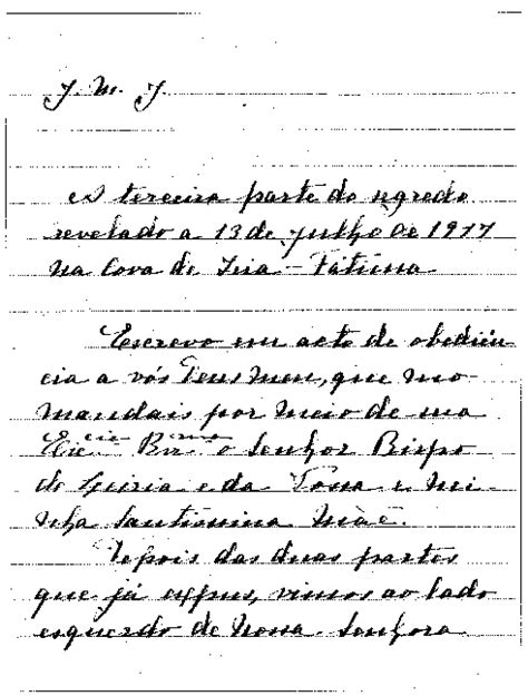 RORATE CÆLI: Third Secret of Fatima was truly written by Sister Lucia, says first researcher to ...