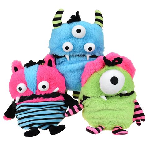 Large 33cm Worry Monster Cuddly Toy Loves Eating Worries & Bad ...