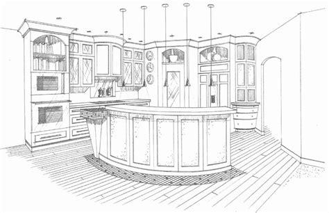 Kitchen Design Drawing Easy – Warehouse of Ideas