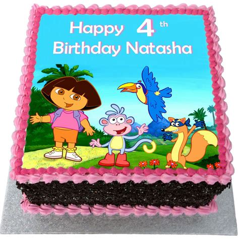 Dora The Explorer Birthday Cake - Flecks Cakes