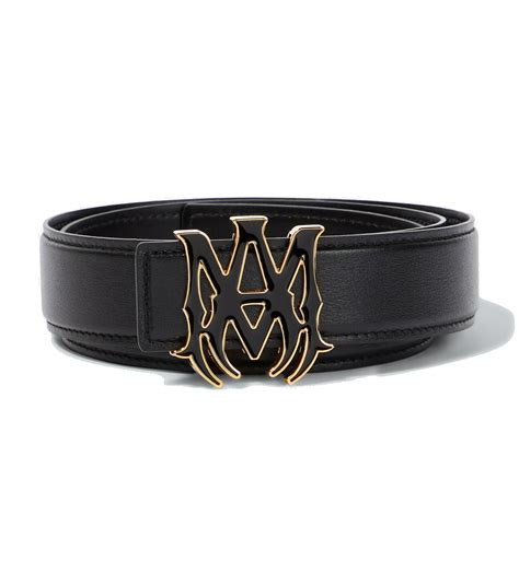 Amiri - Logo leather belt Amiri