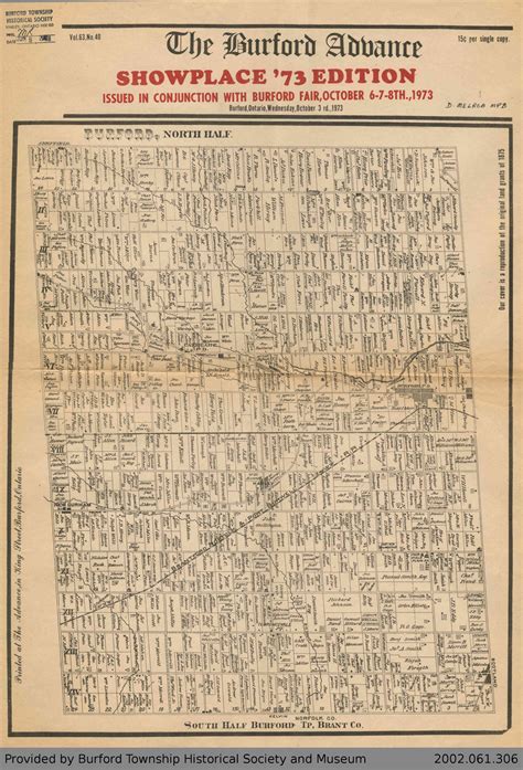 Full Image View: Reproduction of 1875 Map of Burford Township: County ...