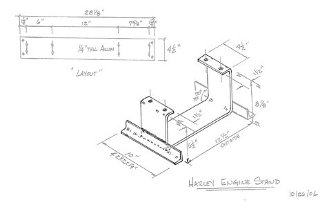 Engine stand dimensions. | Jockey Journal Forum