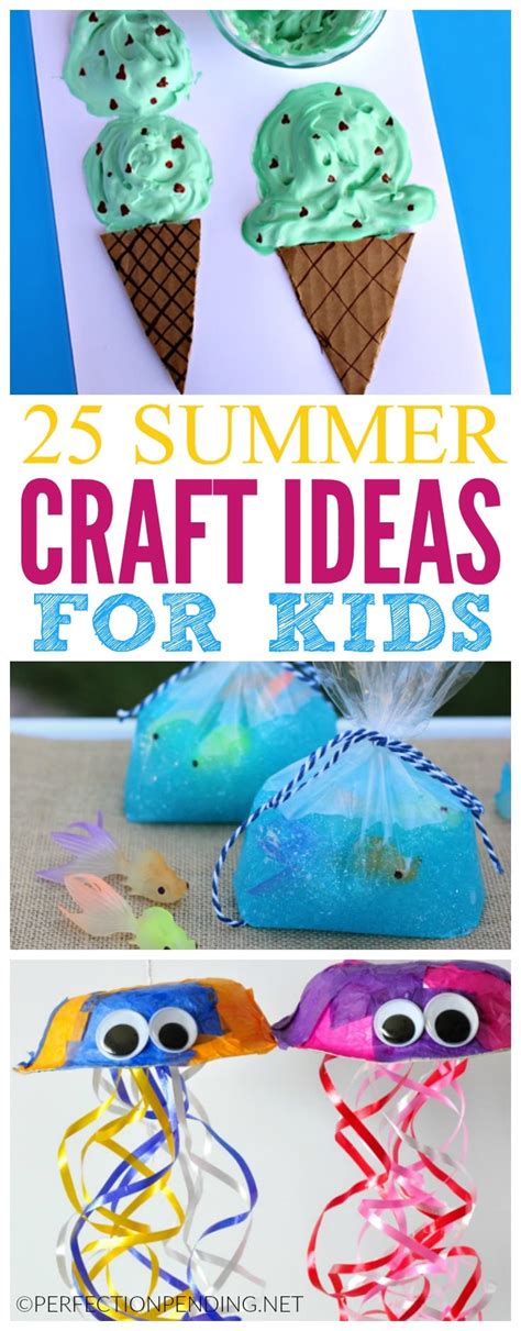 25 Summer Crafts For Kids - Perfection Pending