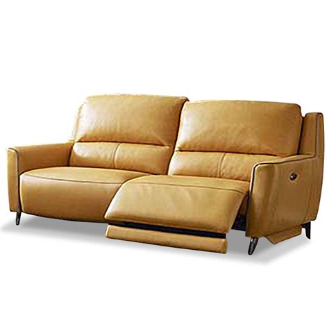 Pavel Electric Reclining 3 Seater Sofa With USB Leather Category 20 ...