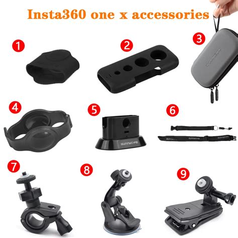 Insta360 ONE X Accessories/Stand Base Stabilizer/Neck Strap/Mini Storage Bag for Insta 360 One X ...