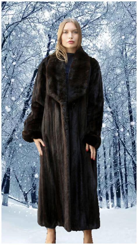 Pre Owned Full Length Brown Mink Fur Coat 50300 – MARC KAUFMAN FURS