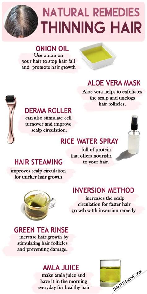 THINNING HAIR NATURAL REMEDIES | Thinning hair natural remedies ...