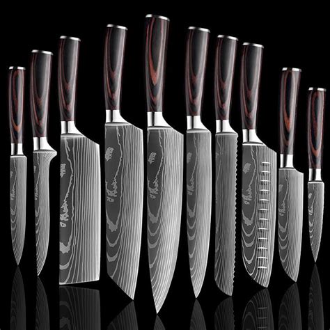 10 Pieces Professional Chef Knife Set - Letcase.com