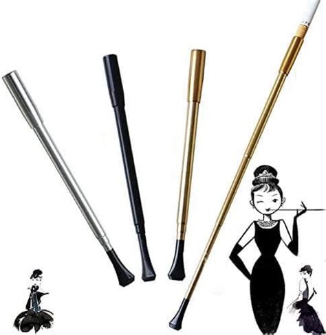 Normal Black Audrey Hepburn Cigarette Holder for Women & Men | Fanwer