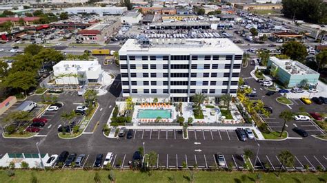 Aerial Drone Photos of the Aloft Miami Airport Hotel | Florida