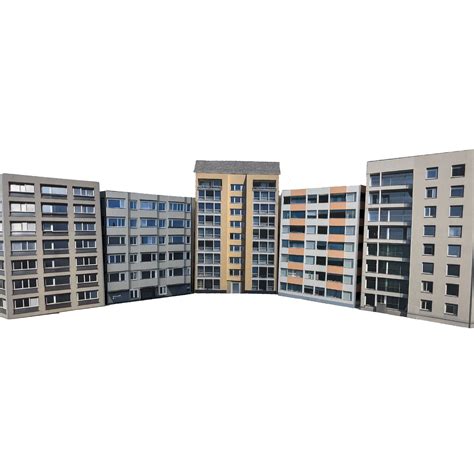 N Gauge Buildings for Town Scenes - Scale Model Buildings