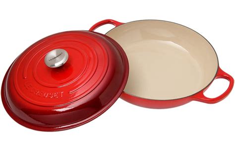 Le Creuset Campagnards braadpan 30 cm, 3,5L rood | Voordelig kopen bij ...