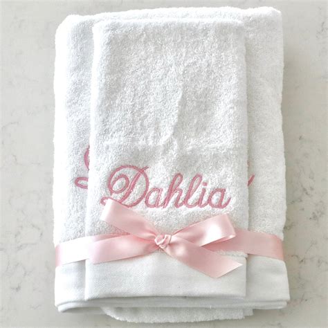 Embroidered Towel Set – Bespoke Baby Co