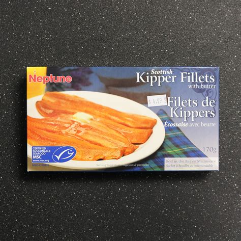 Neptune Smoked Scottish Kipper Fillets | Caudle's Catch Seafood