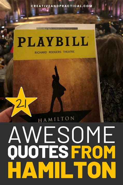 21 Ingenious Hamilton Musical Quotes