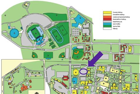 Louisiana Tech University Campus Map