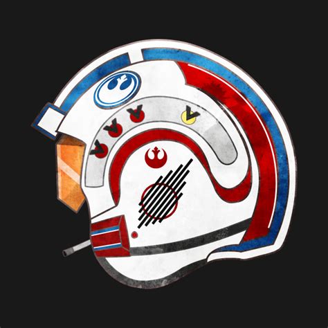 Rebel Alliance pilot helmet - Star Wars - T-Shirt | TeePublic