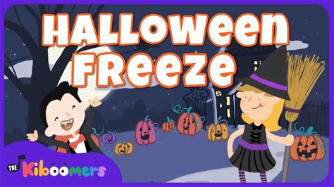 Halloween Freeze Dance - The Kiboomers Halloween Song - Circle Time ...