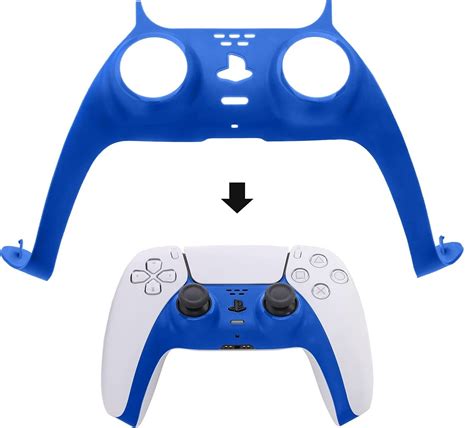 Heatfun PS5 Controller Faceplate Blue, PS5 Controller Plate Cover, PS5 ...