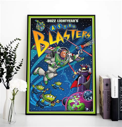 Buzz Lightyear and Zurg Lightyear Poster Lightyear Movie - Etsy