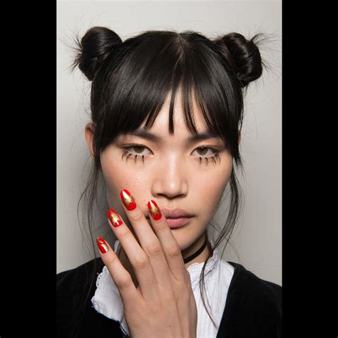 Nail Art - Jeremy Scott Nails 2017 Trends, Grandma Vintage, Coral ...