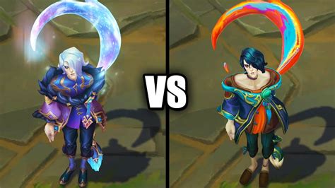 Winterblessed Hwei vs Classic Hwei Skins Comparison (League of Legends) - YouTube