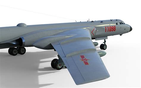 Xian H-6K 3D model | CGTrader