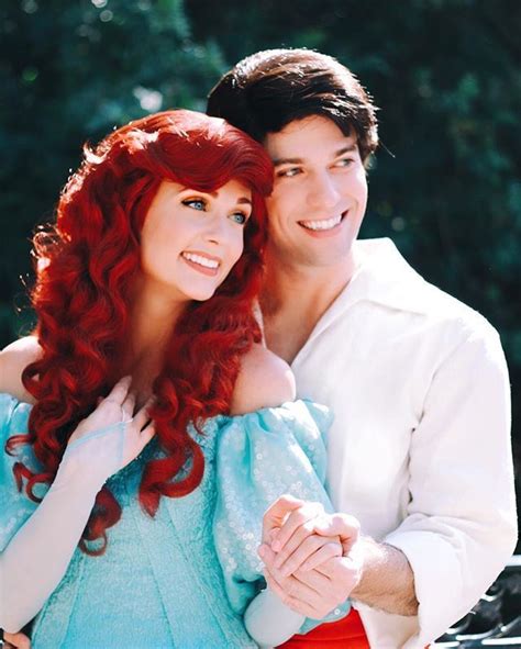 princess ariel and prince eric on valentine's day at disneyland | Disney world characters ...