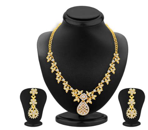 Sukkhi Jewellery Sets for Women (Golden) (413CB1900) - EASYCART