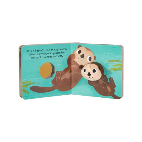 Baby Otter: Finger Puppet Book | Baby otters, Finger puppet books, Otters