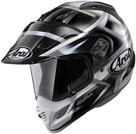 Find Arai Visor for XD4 Motorcycle Helmet - Diamante Black/White in ...