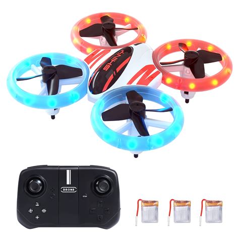 DEERC Nano DC11 Mini Drone for Kids with LED Lights, Altitude Hold, 3 ...