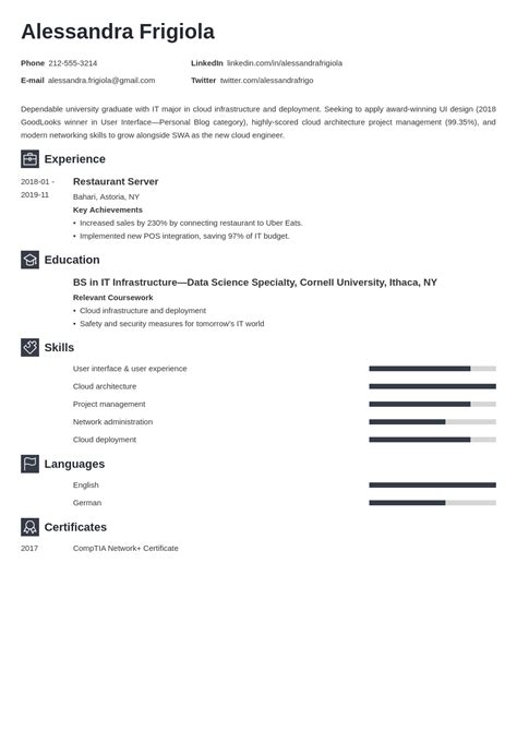 Entry Level Resume Examples & Template for 2025 [+Tips]