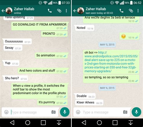 New Whatsapp Beta Released, Features Improved Material Design UI, New ...