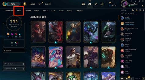 How to Quickly See All Of Your Skins in League of Legends? - LeagueFeed