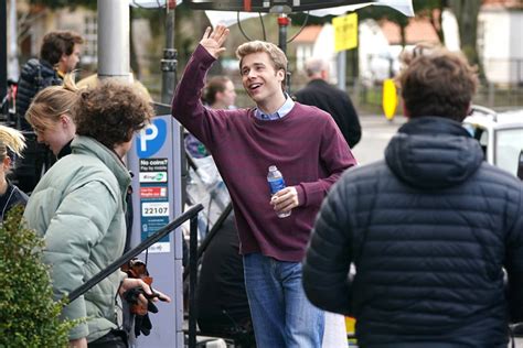 Ed McVey as Prince William on the Set of THE CROWN - Tom + Lorenzo