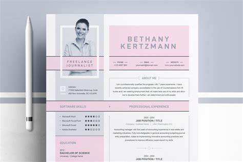 CV of a graphic artist, journalist or illustrator - unusual form - review-resume.com review ...