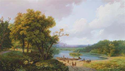 Rural Landscape Painting by Barend Cornelis Koekkoek